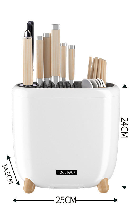 Mini Sterilization Knife Holder – Compact Kitchen Utensil & Cutlery Rack