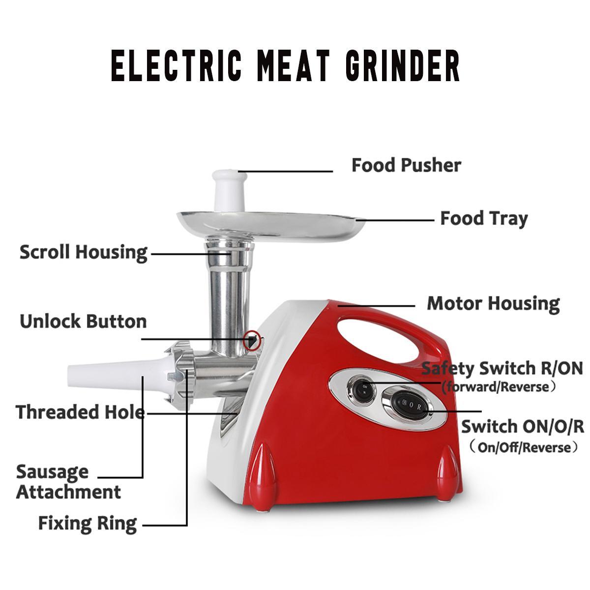 Multi-Functional Electric Meat Grinder