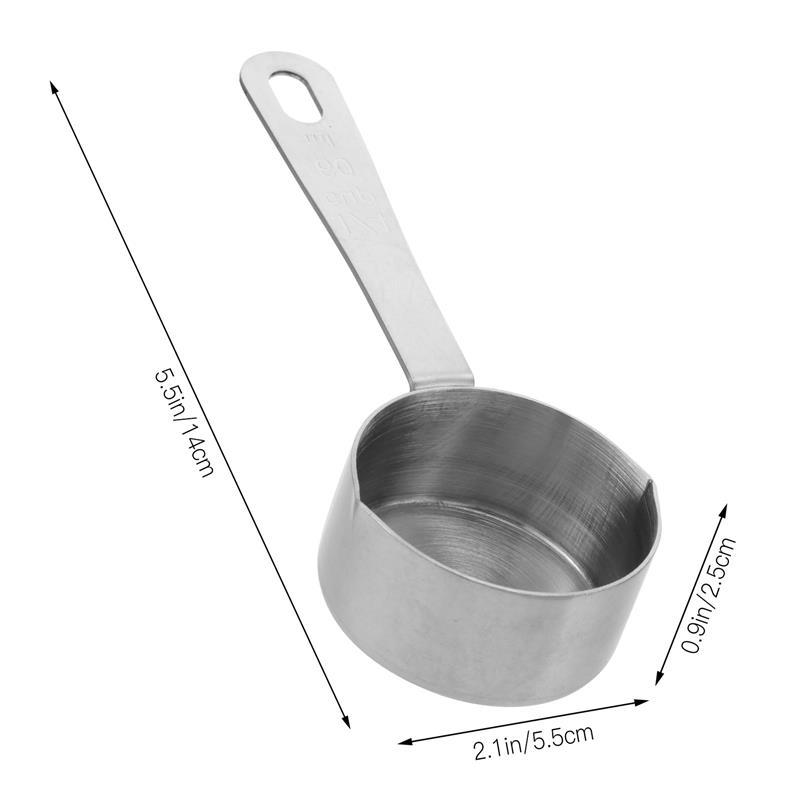 PrecisionBake Stainless Steel Measuring Cup – Modern Minimalist Kitchen Tool
