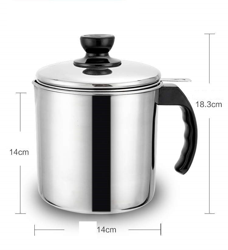 Premium 304 Stainless Deep Frying Pot