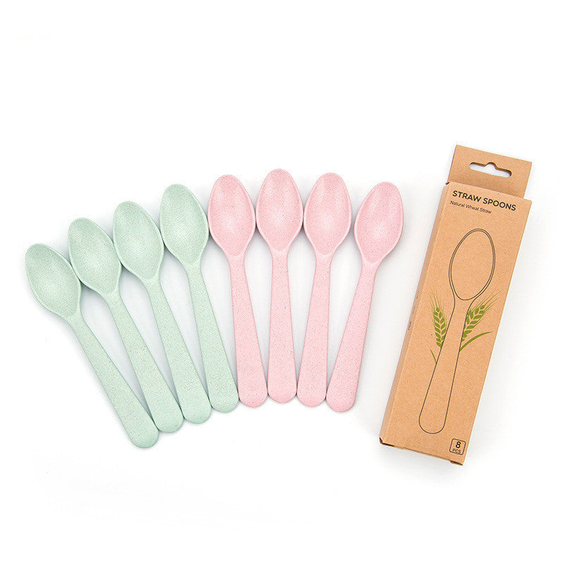 Eco-Friendly Wheat Straw Tableware Set – Sustainable, Stylish, and Drop-Proof