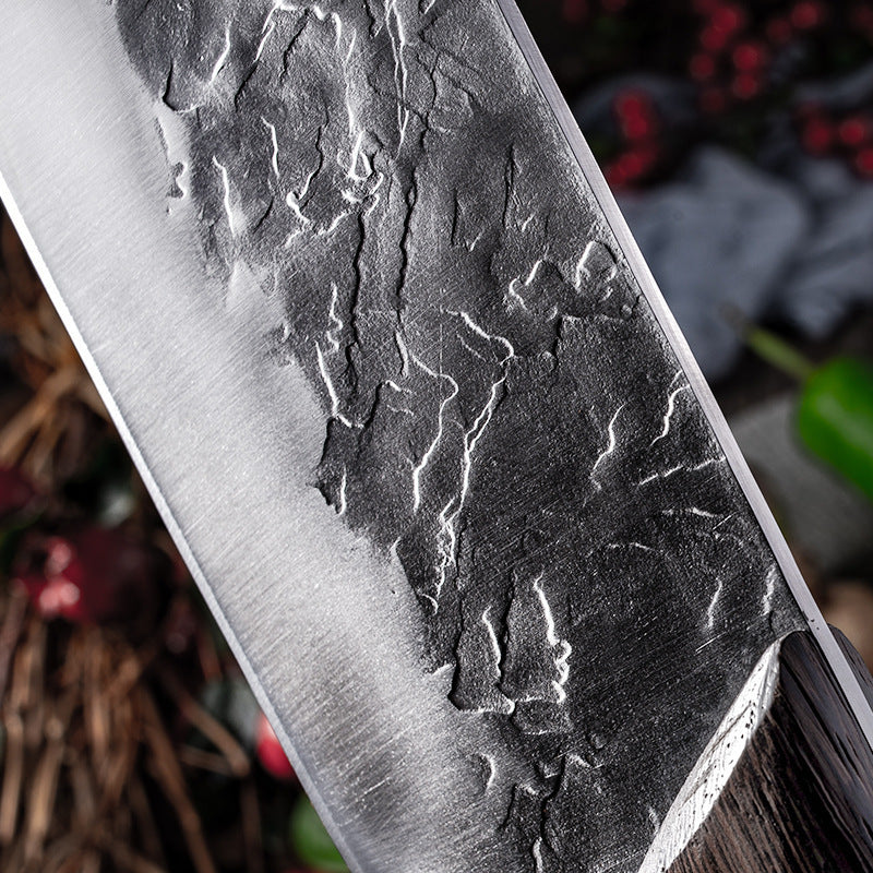 Artisan Hand-Forged Stainless Steel Butcher Knife