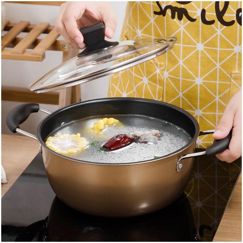 Cast Iron Luxe Trio – Premium Non-Stick Cookware Set