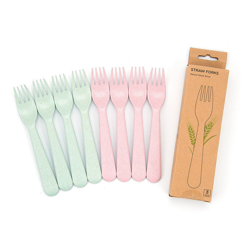 Eco-Friendly Wheat Straw Tableware Set – Sustainable, Stylish, and Drop-Proof