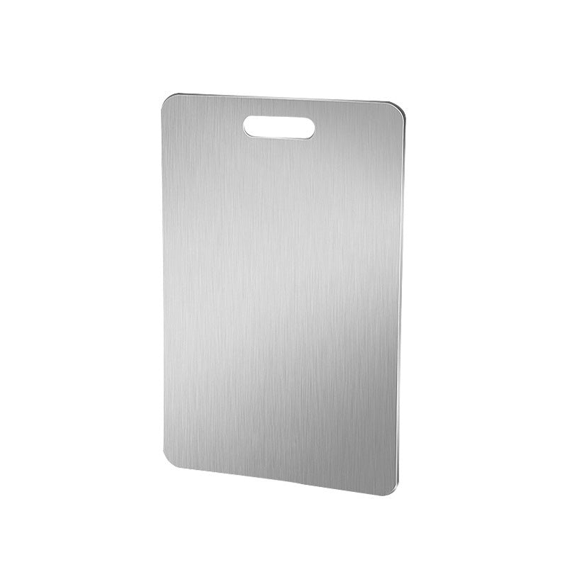 Dual-Sided Stainless Steel Cutting Board