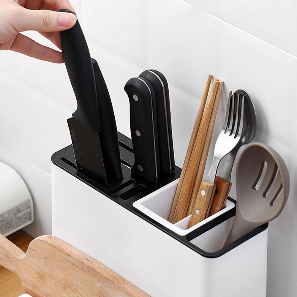 Kitchen Knife & Utensil Storage Rack – Space-Saving Countertop Organizer