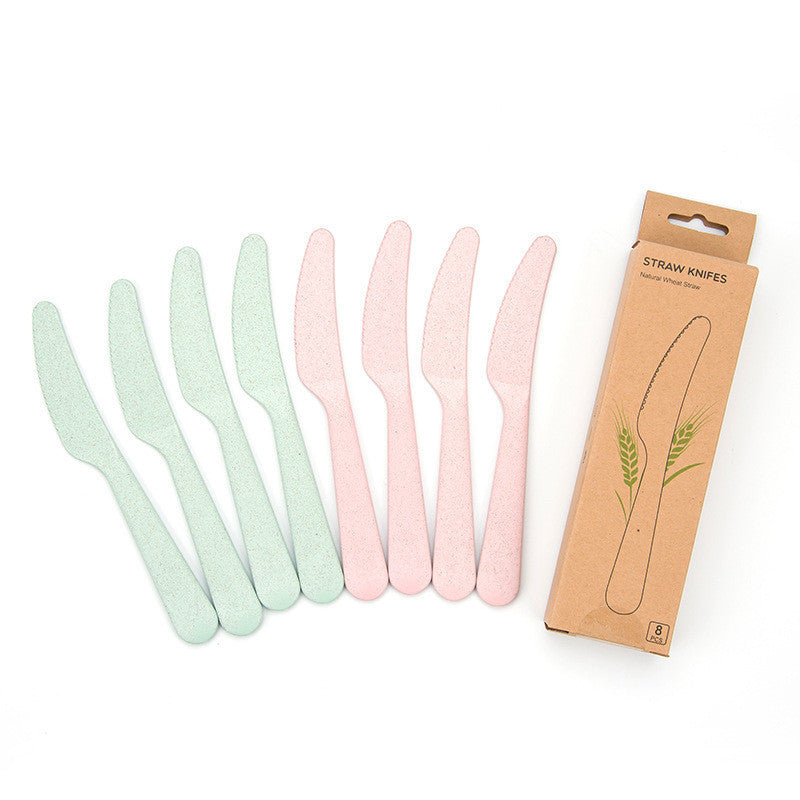 Eco-Friendly Wheat Straw Tableware Set – Sustainable, Stylish, and Drop-Proof