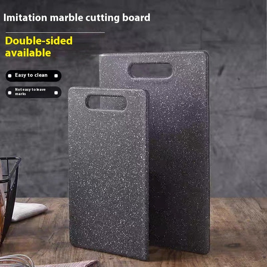 Image of the MoldShield Kitchen Cutting Board Set, showcasing modern, food-grade plastic cutting boards with anti-mold properties available in multiple sizes and configurations (black and white) for household kitchen use.