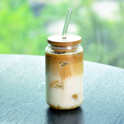 Borosilicate Glass Cups with Lids – Durable, Heat-Resistant, and Stylish