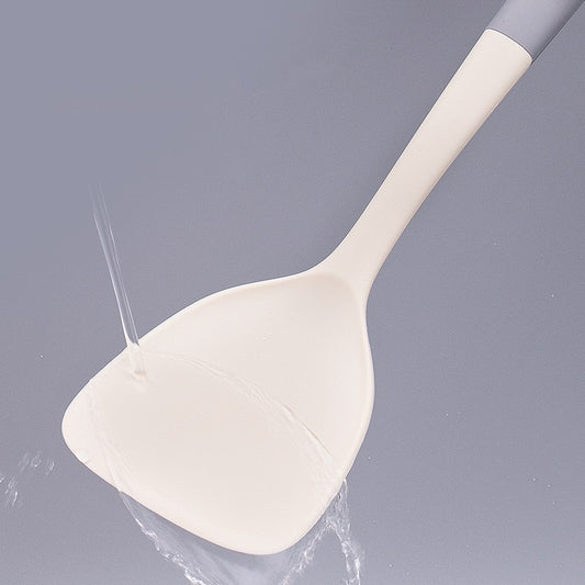 Modern Silicone Spatula & Soup Ladle for Non-Stick Pans