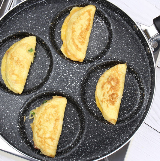 Eggcellence Nonstick Frying Pan – 4-Cup Egg & Pancake Pan