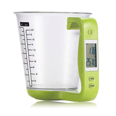 Electronic Measuring Cup – Multifunctional, Battery-Powered Kitchen Scale