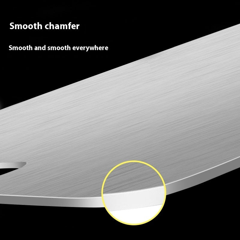 Dual-Sided Stainless Steel Cutting Board