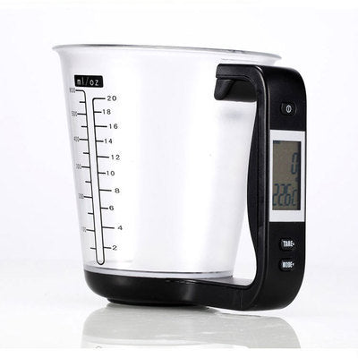 Electronic Measuring Cup – Multifunctional, Battery-Powered Kitchen Scale