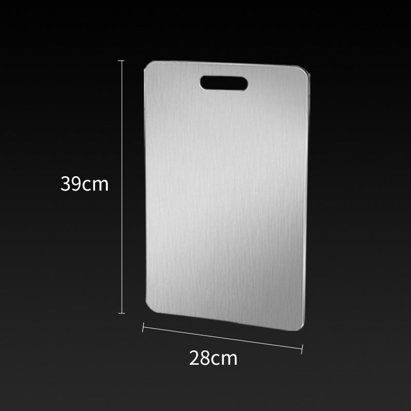 Dual-Sided Stainless Steel Cutting Board