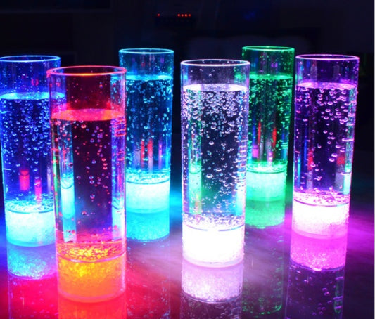 LED Pour-Sensor Wine Glass – 500ml Illuminated Drink Cup for Parties & Banquets