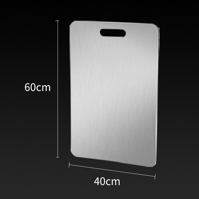Dual-Sided Stainless Steel Cutting Board