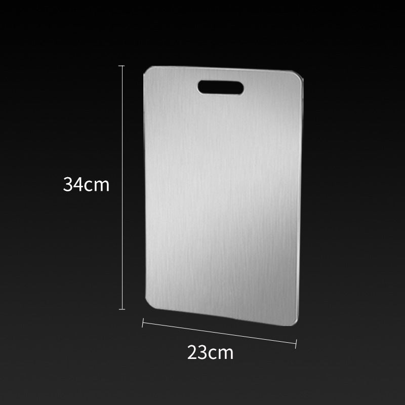 Dual-Sided Stainless Steel Cutting Board