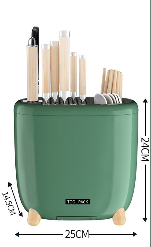 Mini Sterilization Knife Holder – Compact Kitchen Utensil & Cutlery Rack
