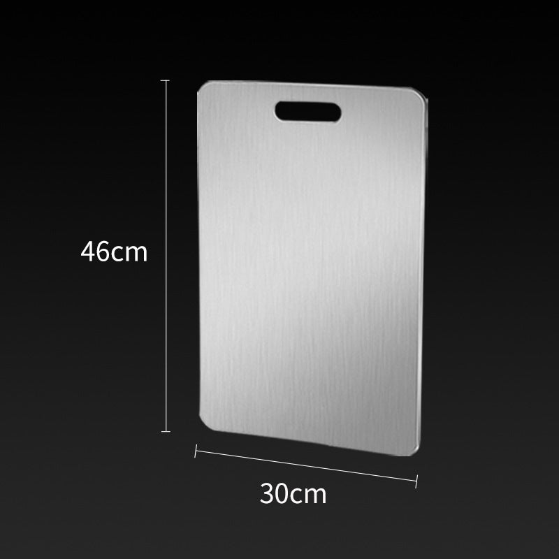 Dual-Sided Stainless Steel Cutting Board